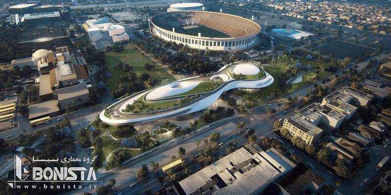 طرح تایید شده استادیو معماری MAD جهت ساخت موزه در لس آنجلس