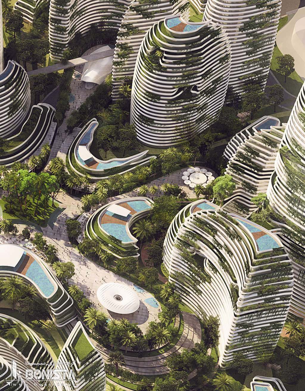 طراحی شهر جنگلی هوشمند در جنوب مالزی توسط دفتر معماری LAVA