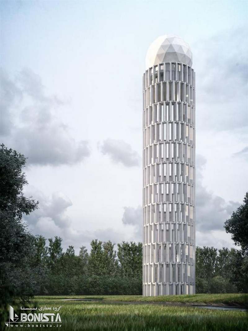 سازه بتنی پیش ساخته در برج رادار پاریس - گروه معماری Barthélémy Griño